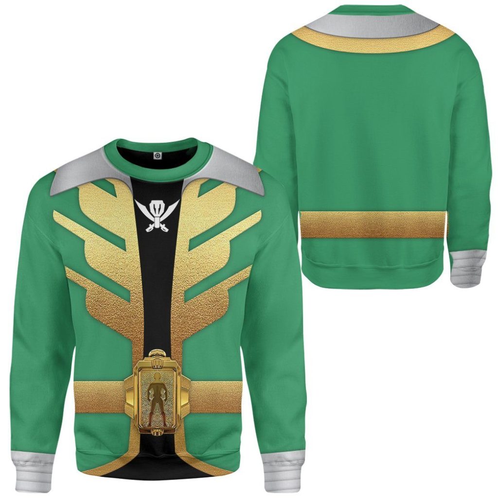 3D Power Rangers Megaforce Green Ranger  Apparel - Image 6