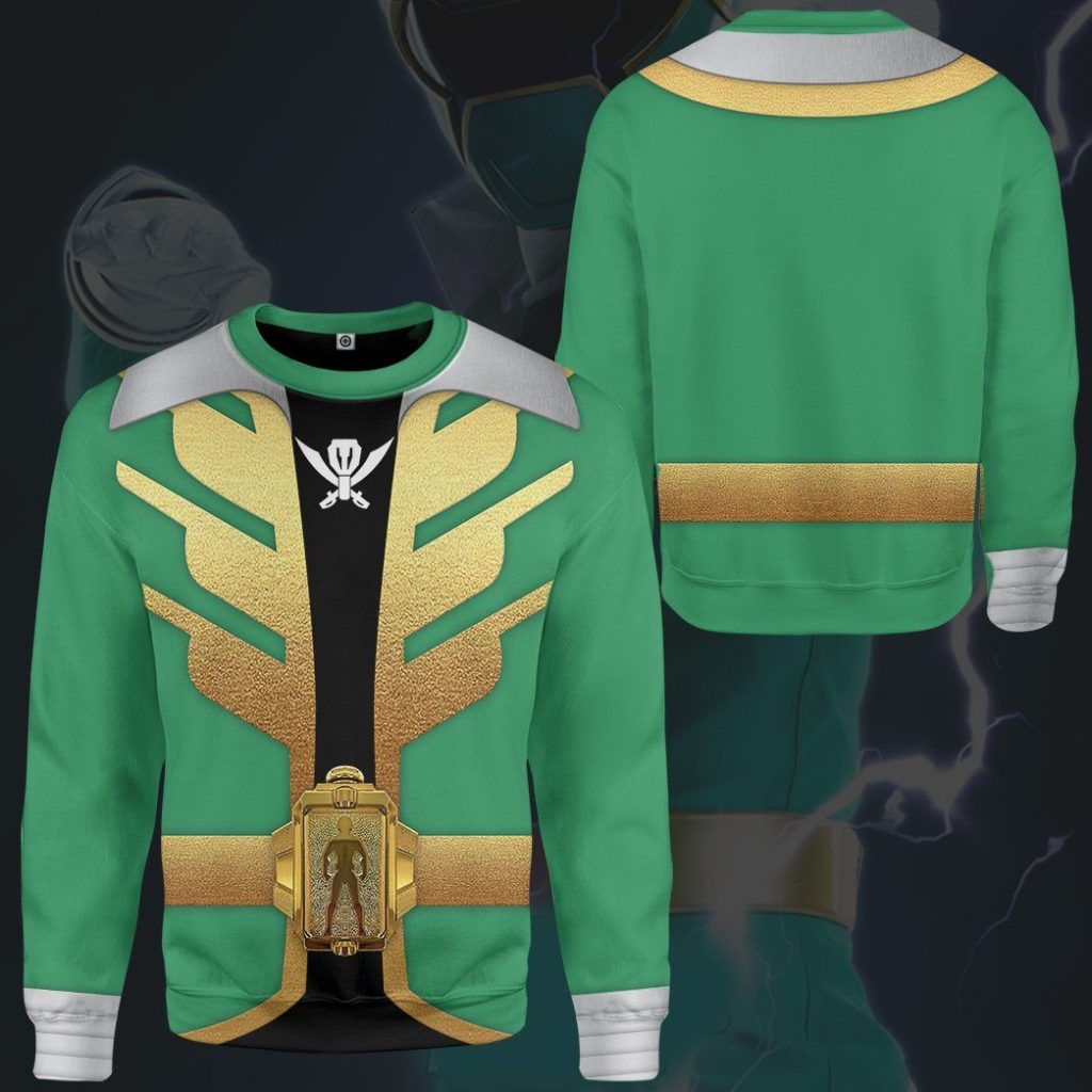 3D Power Rangers Megaforce Green Ranger  Apparel - Image 12
