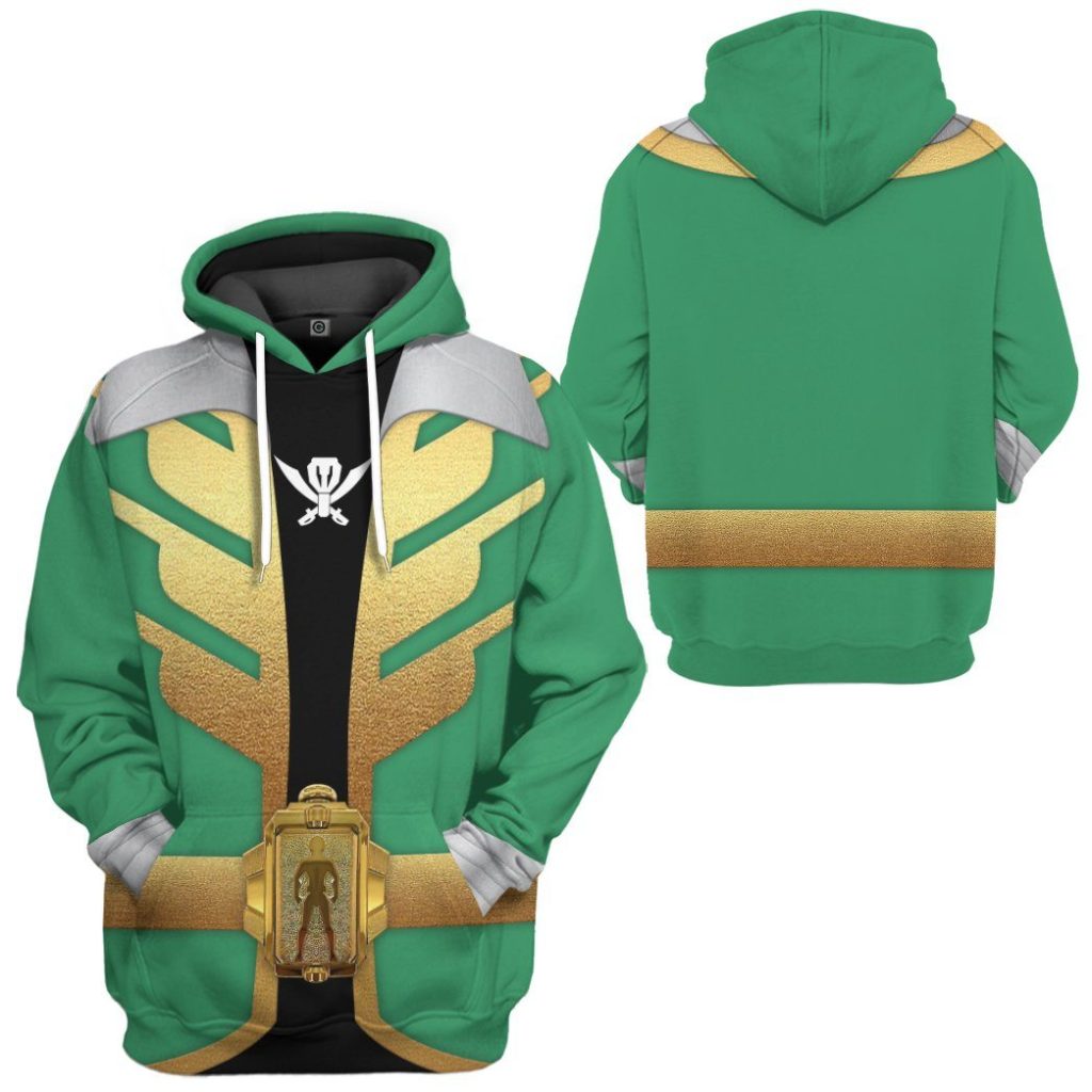 3D Power Rangers Megaforce Green Ranger  Apparel - Image 5