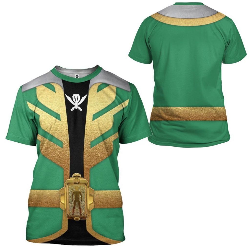 3D Power Rangers Megaforce Green Ranger  Apparel - Image 7
