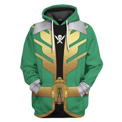 3D Power Rangers Megaforce Green Ranger  Apparel