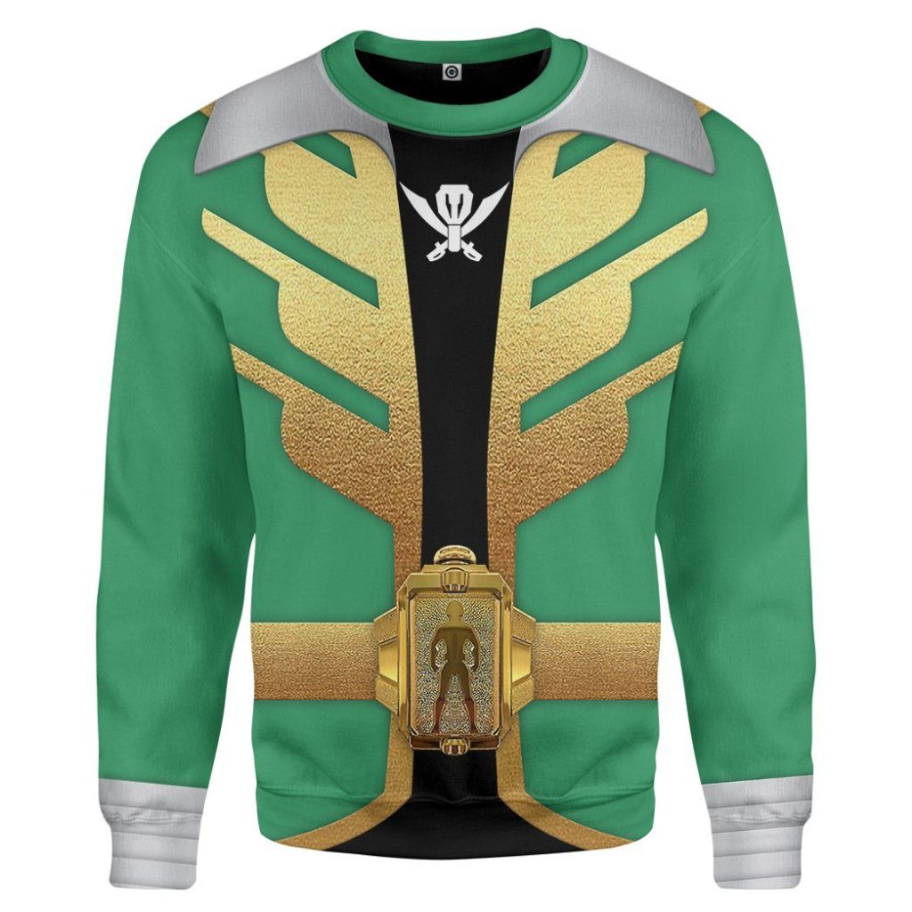 3D Power Rangers Megaforce Green Ranger  Apparel - Image 2