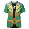 gearhumans 3d power rangers megaforce green ranger custom tshirt hoodie apparel gw05043 3d apparel t shirt s 497855 - Power Rangers Store