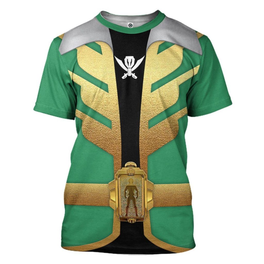 3D Power Rangers Megaforce Green Ranger  Apparel - Image 3