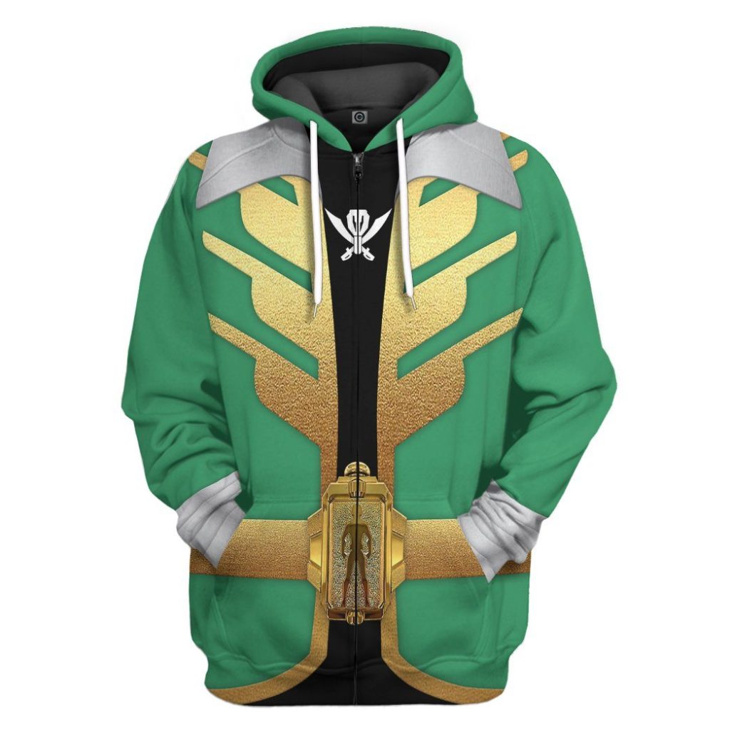 3D Power Rangers Megaforce Green Ranger  Apparel - Image 4