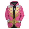 gearhumans 3d power rangers megaforce pink ranger custom tshirt hoodie apparel gw05042 3d apparel hoodie s 985388 - Power Rangers Store
