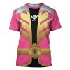 gearhumans 3d power rangers megaforce pink ranger custom tshirt hoodie apparel gw05042 3d apparel t shirt s 503750 - Power Rangers Store