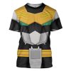 gearhumans 3d power rangers megaforce robo knight custom tshirt hoodie apparel gw05047 3d apparel t shirt s 521798 - Power Rangers Store