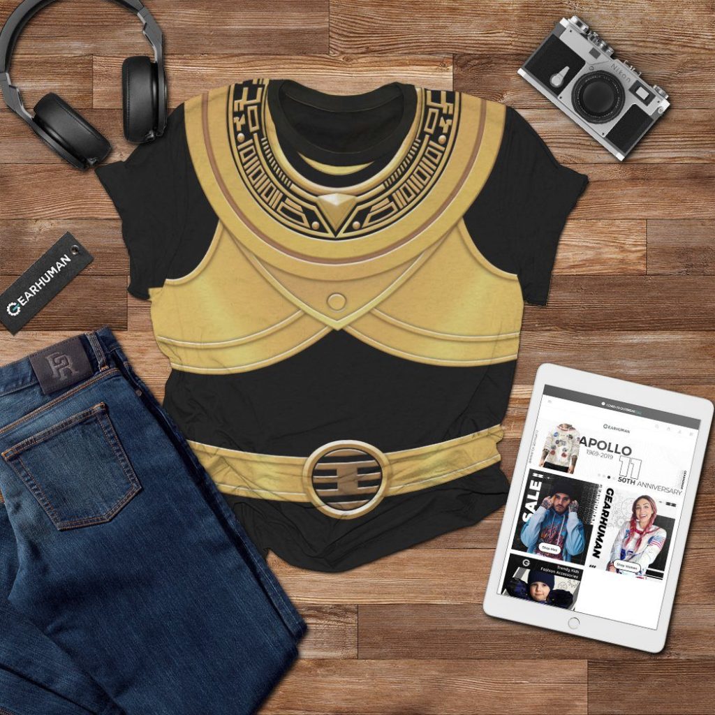 3D Power Rangers Zeo Gold  Apparel - Image 13