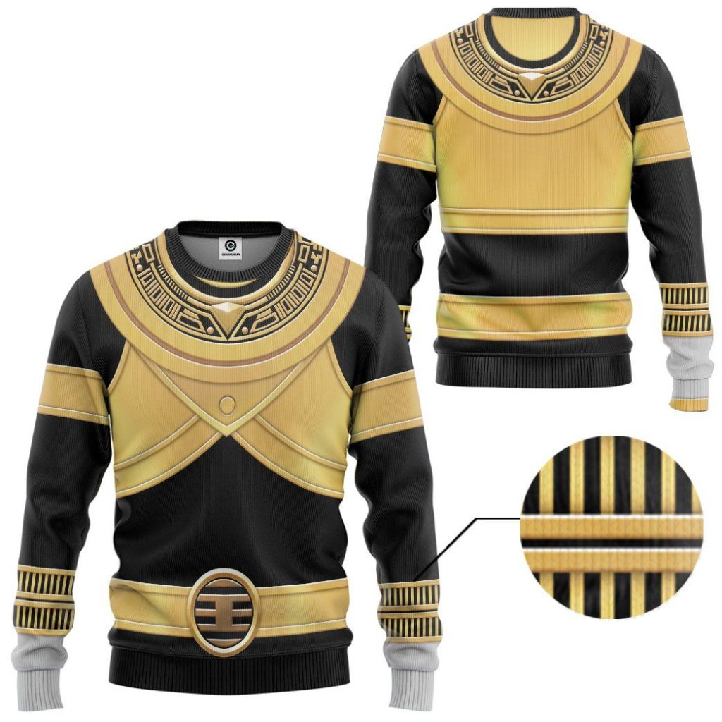 3D Power Rangers Zeo Gold  Apparel - Image 2