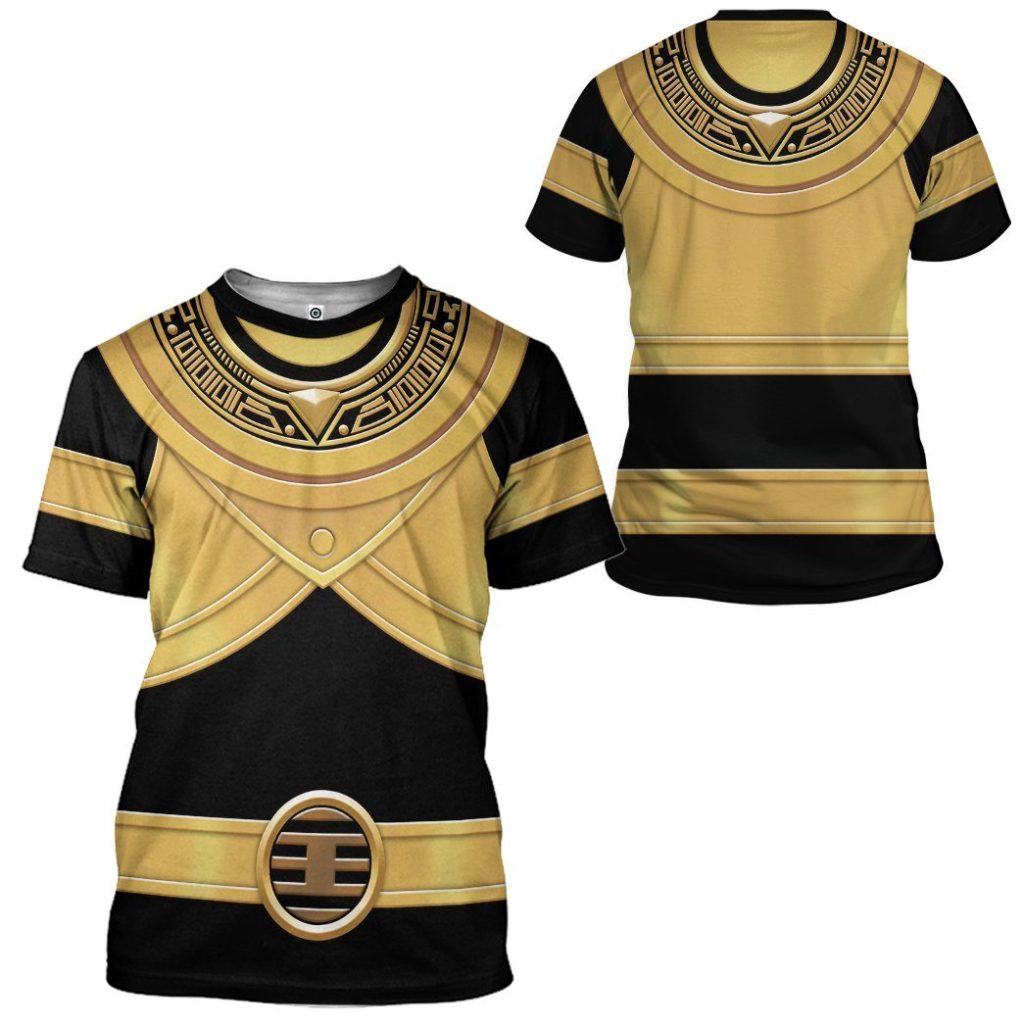 3D Power Rangers Zeo Gold  Apparel - Image 3