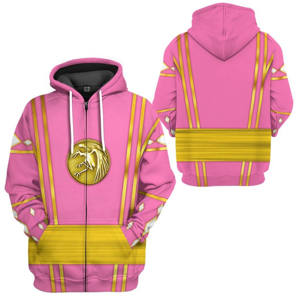 3D Pink Ninja Mighty Morphin Power Rangers  Apparel - Image 8