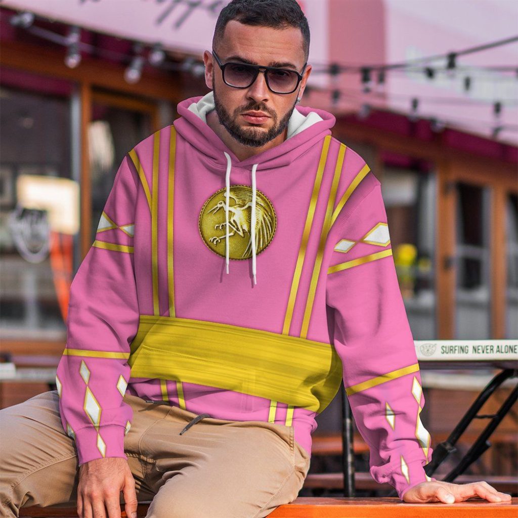 3D Pink Ninja Mighty Morphin Power Rangers  Apparel - Image 9