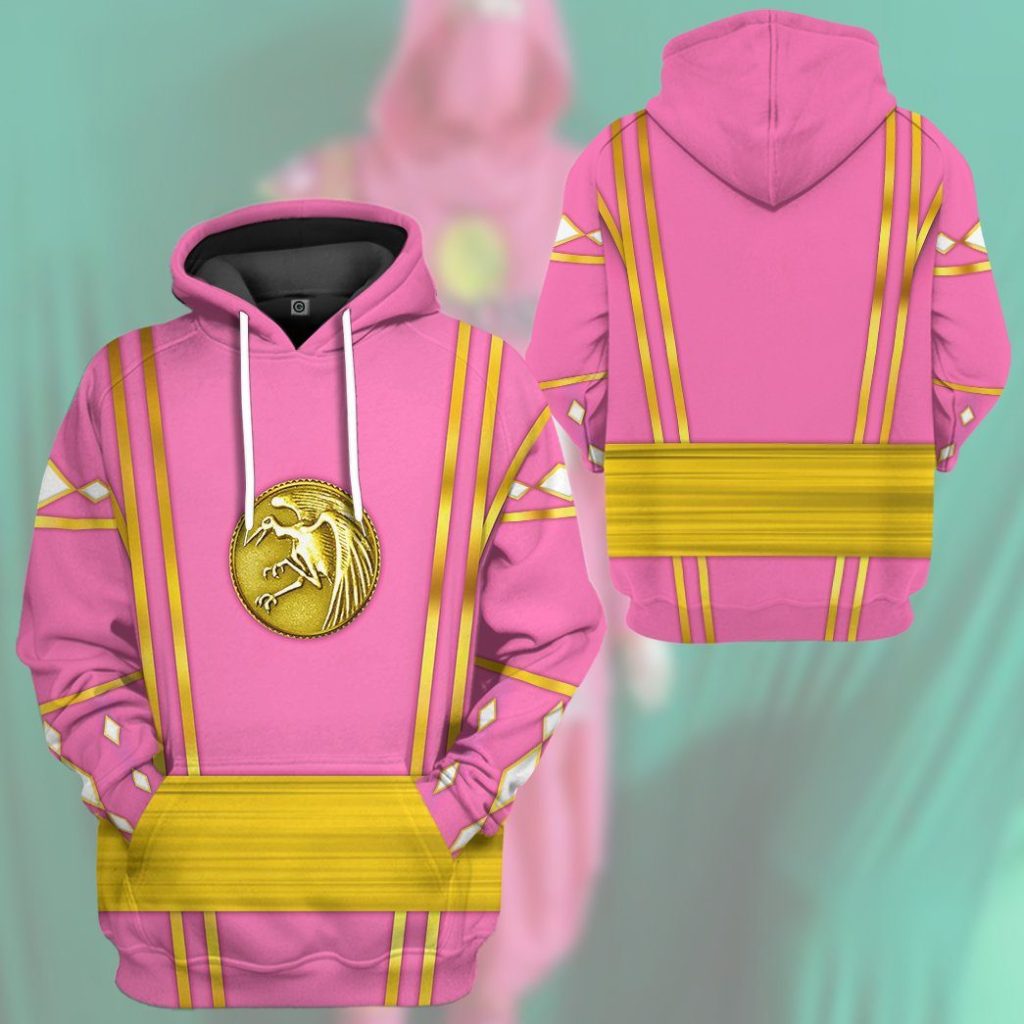 3D Pink Ninja Mighty Morphin Power Rangers  Apparel - Image 13