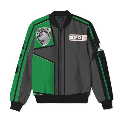 3D Power Rangers SPD Green Uniform Bomber