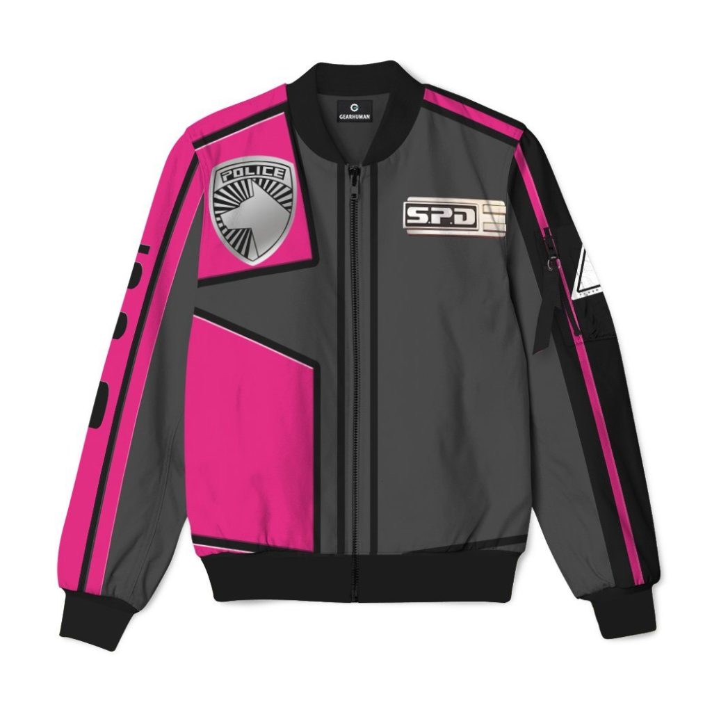 3D Power Rangers SPD Pink Uniform Bomber