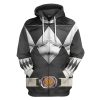 gearhumans mighty morphin black power rangers custom hoodie apparel gn25096 3d apparel zip hoodie s 981206 - Power Rangers Store