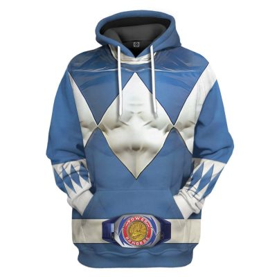 Mighty Morphin Blue Power Rangers Hoodie
