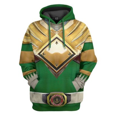 Mighty Morphin Green Power Rangers Hoodie