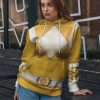gearhumans mighty morphin yellow power rangers custom hoodie apparel gn25095 3d apparel 485016 - Power Rangers Store