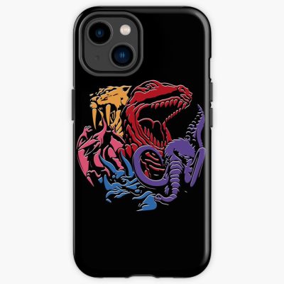Mighty Morphon Dinozords Coin Iphone Case