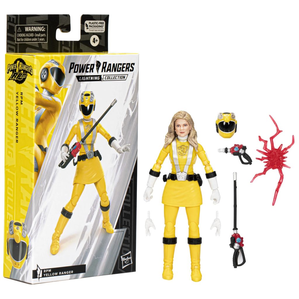 Power Rangers RPM Yellow Ranger 6INCHES Action Figure - Image 7