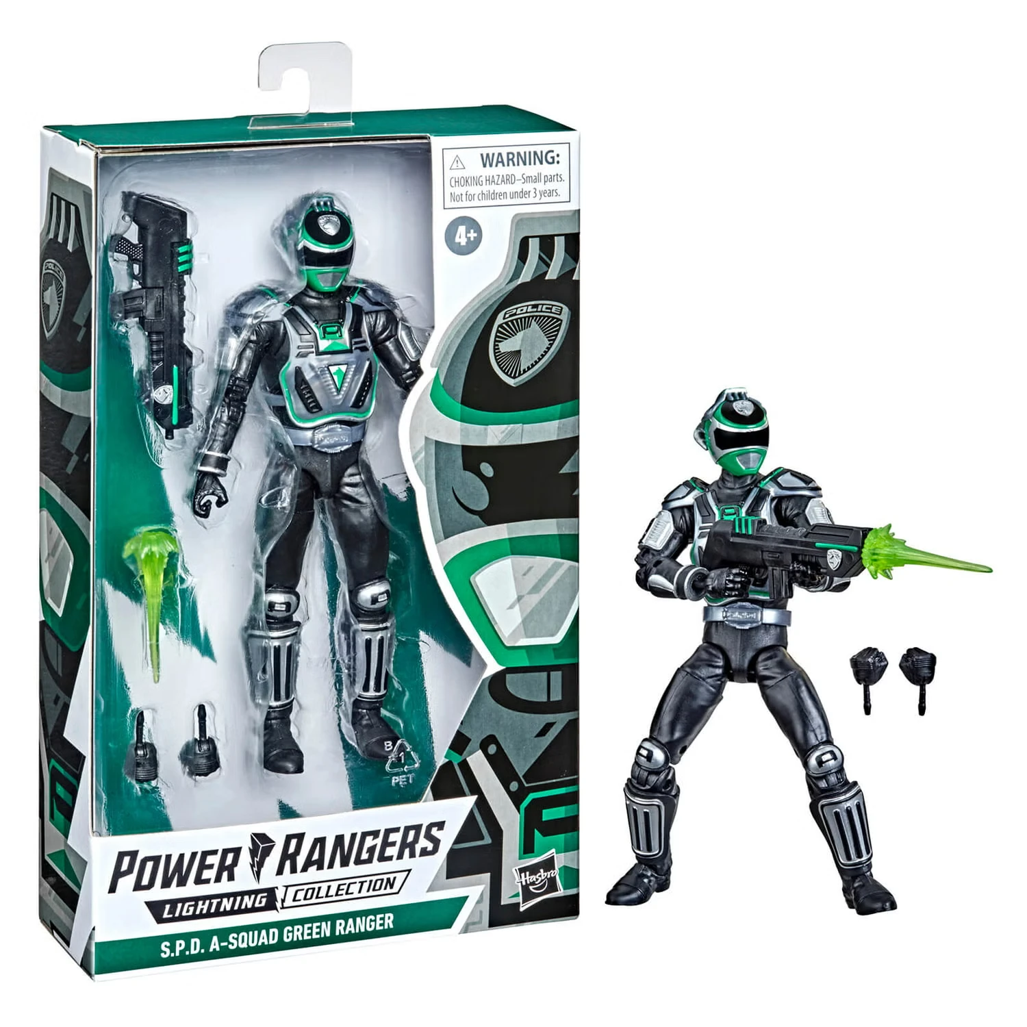 Power Rangers Lightning Collection S.P.D. A-Squad Green Ranger Action Figure