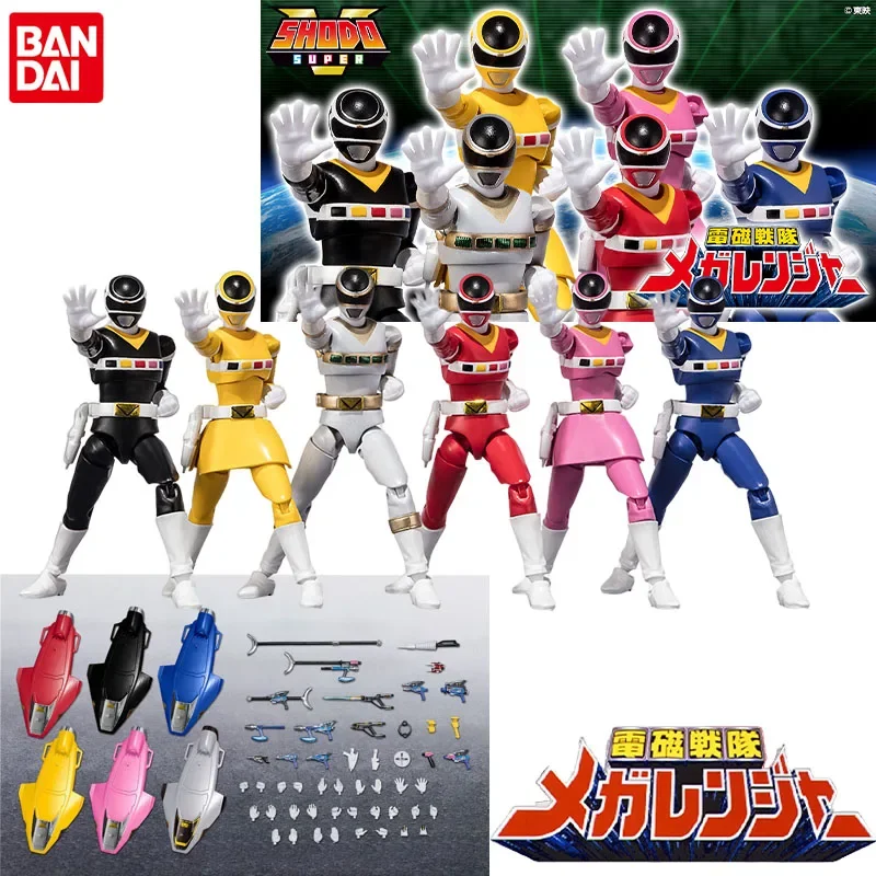 Super Sentai Anime Figure Denji Sentai Megaranger Action Toys