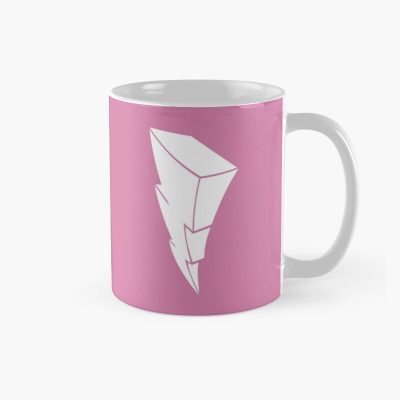 Pink Ranger Lightning Symbol Mug