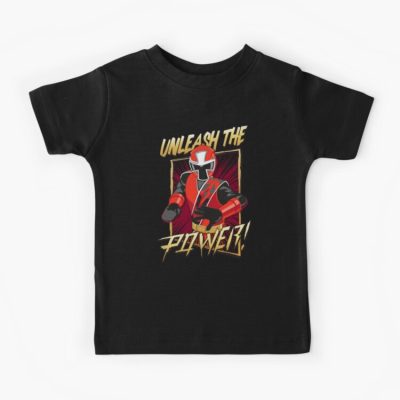Red Ranger Unleashed Kids T-shirt