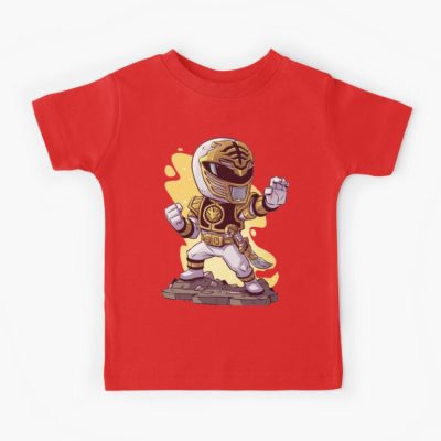 White Power Ranger Kids T-shirt
