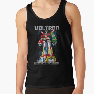 Voltron Legendary Defender Retro Space Distressed Tank Top