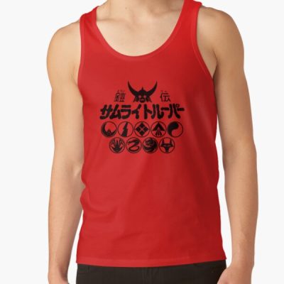 Yoroiden Samurai Troopers 9 Symbols Logo Tank Top