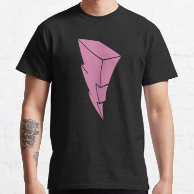 Pink Ranger Lightning Symbol T-Shirt