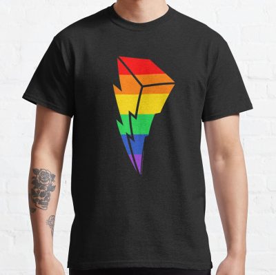 Power Rangers Pride Bolt Rainbow T-Shirt