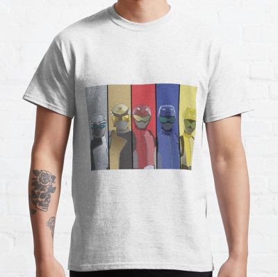 Power Ranger Beast Morphers Full Team T-shirt