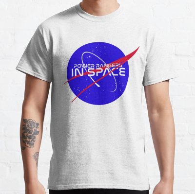 Power Rangers In Space Nasa Logo T-shirt