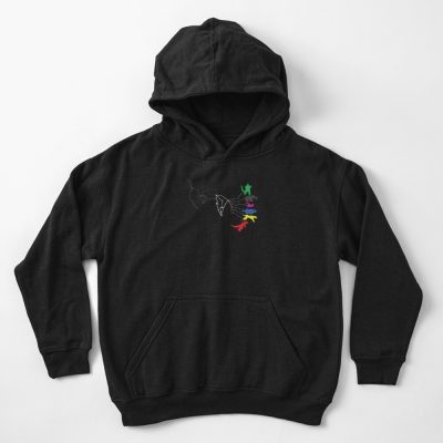 Dark Side Of The Guardian Beasts Kids Hoodie