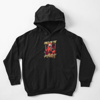 Red Ranger Unleashed Kids Hoodie