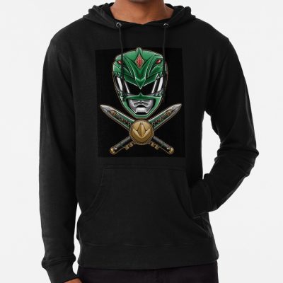 Mighty Mophin Power Rangers Green Ranger Hoodie