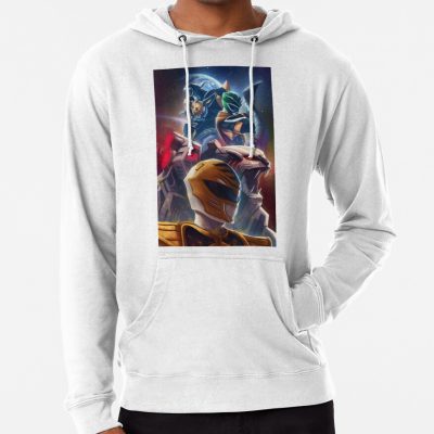 White Green Rangers Hoodie