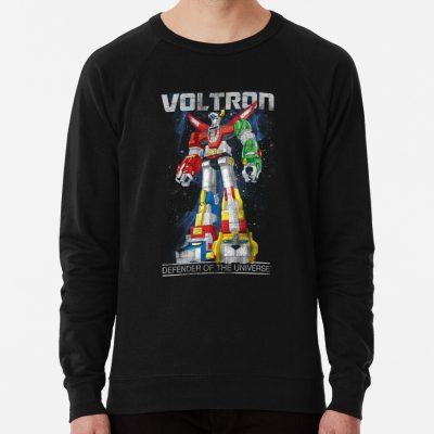 Voltron Legendary Defender Retro Space Distressed Sweatshirt