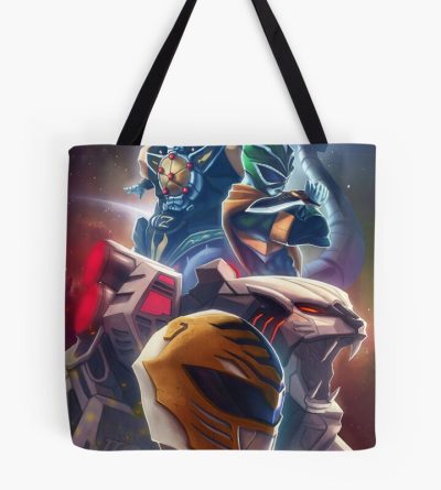 White Green Rangers Tote Bag