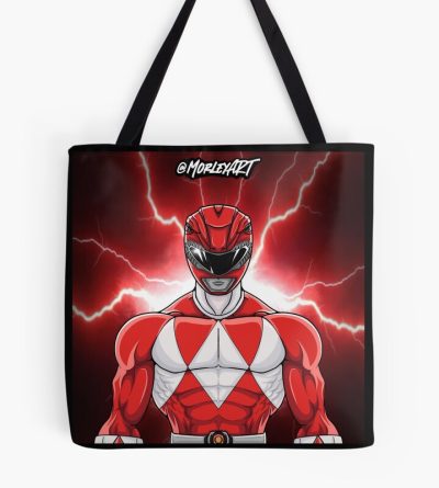 Red Power Ranger Tote Bag