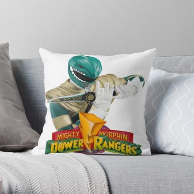 Green Ranger Throw Pillow