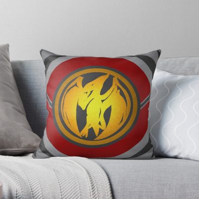 Mighty Morphin Power Rangers Kyoryu Sentai Zyuranger Pink Throw Pillow