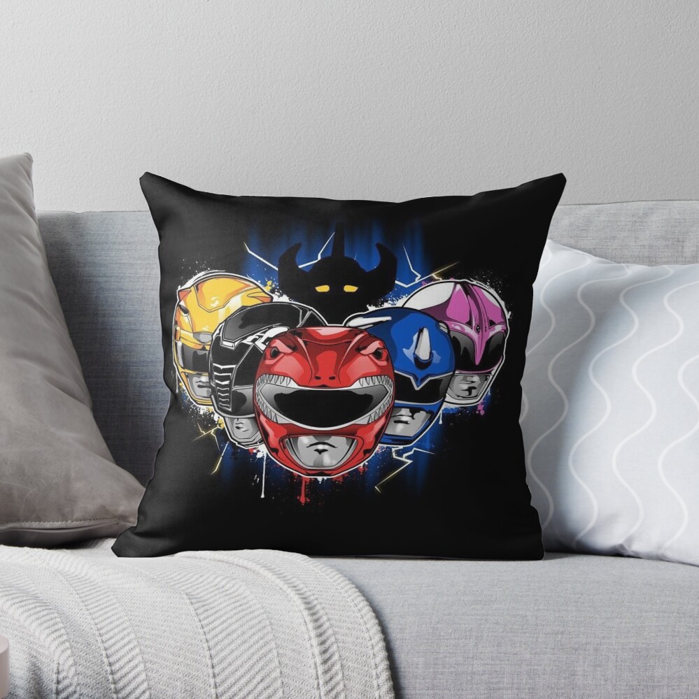 90 S Rangers Throw Pillow
