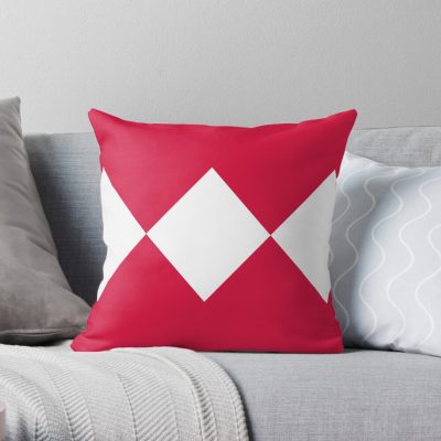 Red Ranger Throw Pillow