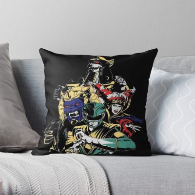 Tommy Oliver Green With Evil Throw Pillow