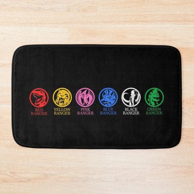 6 Power Coins Pr Names Bath Mat